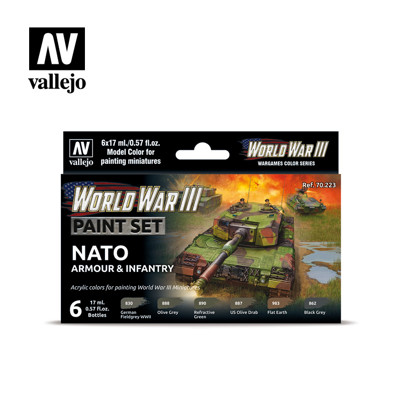 WW3 - Nato Armour & Infantry Paint Set - 70223 — image 1