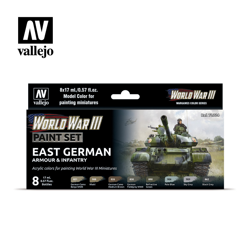 WW3 - East German Armour & Infantry Paint Set - 70224 — image 1