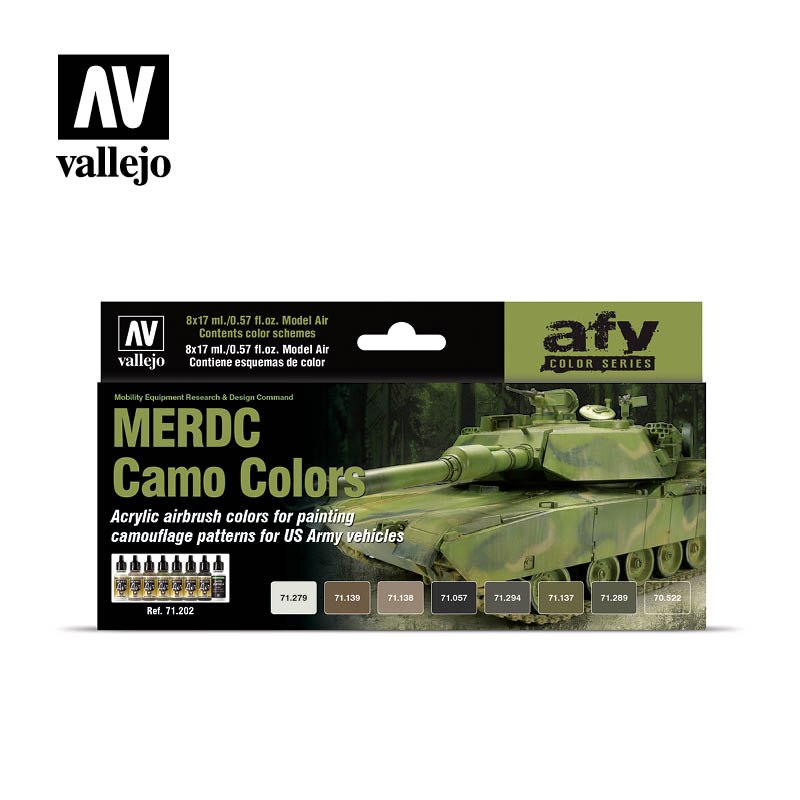 WW3 - MERDC US Army Vehicles Paint Set - 71202 — image 1