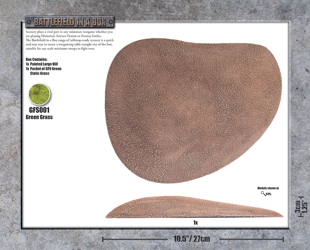 Large Hill (x1) - 15mm/30mm - BB241 — image 2