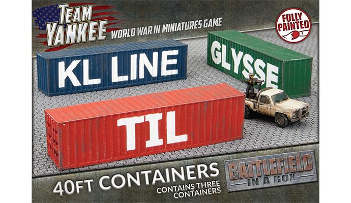 WW3 - 40ft Shipping Containers (x3) - BB251 — image 1