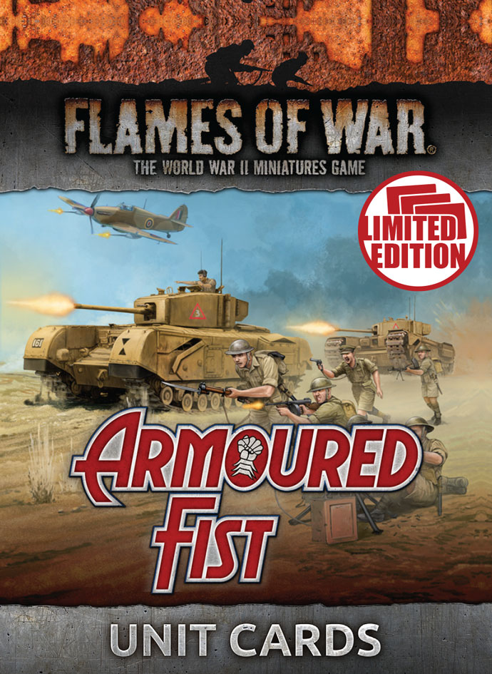 WW2 - Armoured Fist Unit Cards (MW x39 cards) - FW245U — image 1