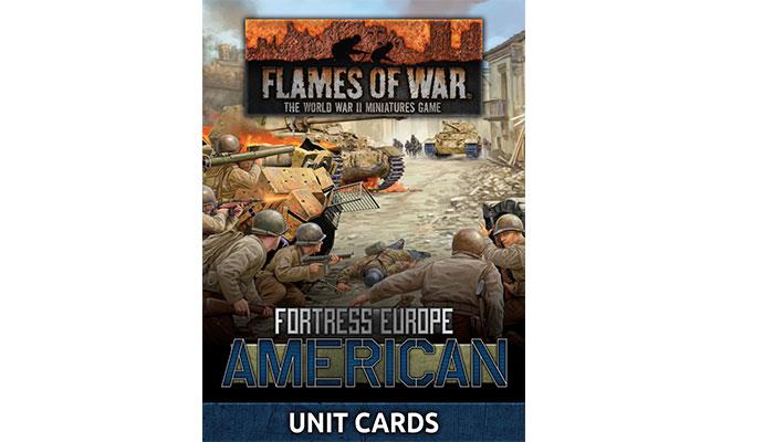 WW2 - Fortress Europe - American Unit Cards - FW261U — image 1