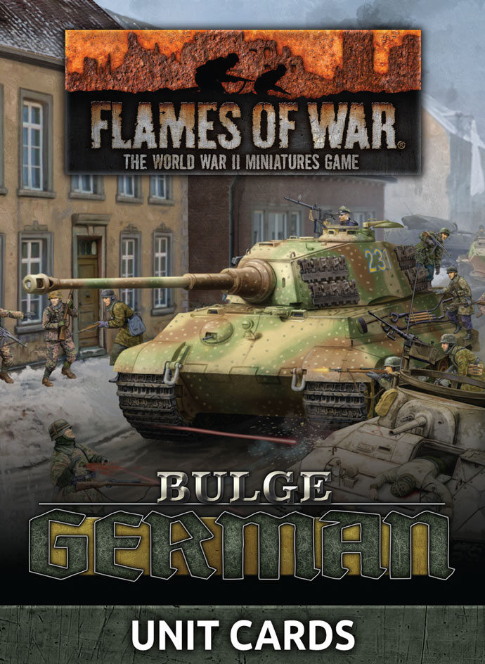 WW2 - Bulge: German Unit Card Pack (105 cards) - FW271U — image 1