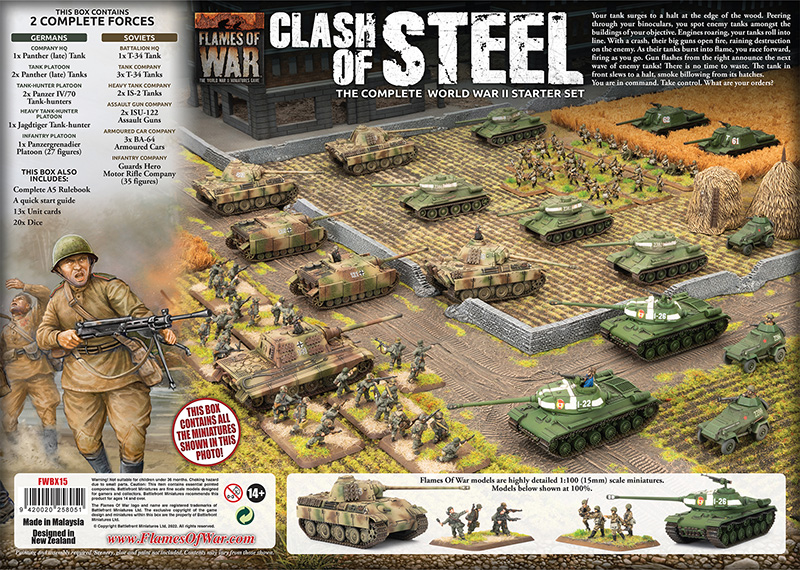 WW2 - Clash of Steel Starter Set - LW USSR v Germany (FWBX15) — image 1
