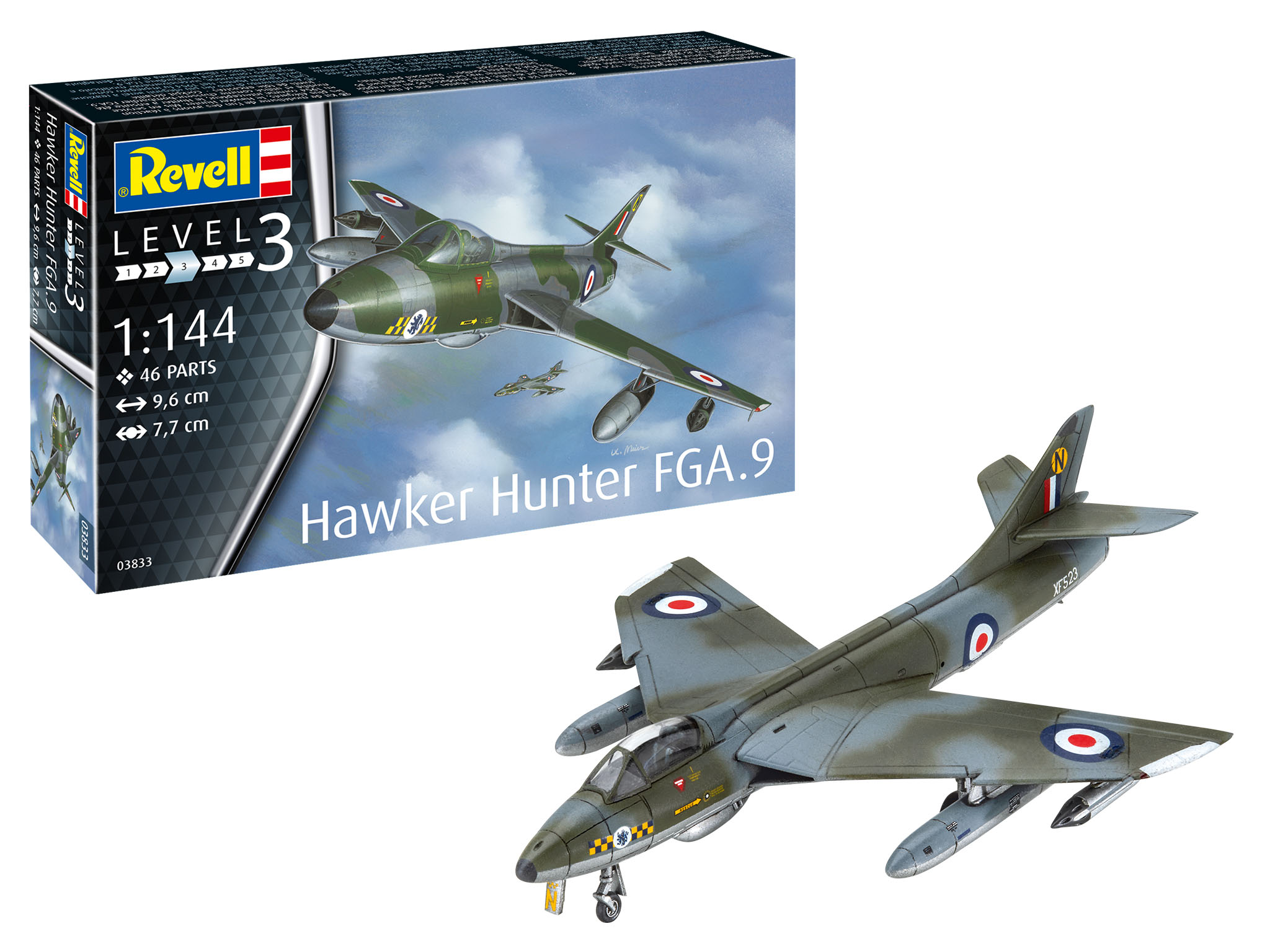 WW3 - Revell - 1:144 - Hawker Hunter FGA9 - RV03833 — image 1