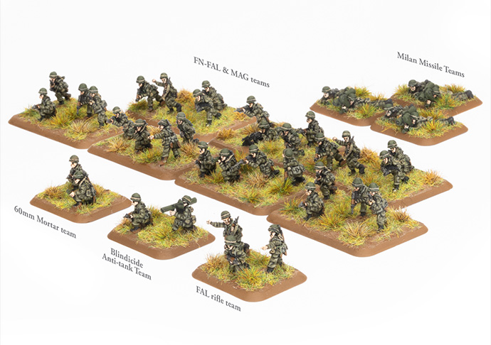 WW3 - Belgian Infantry Platoon (x41 figures) - TBE702 — image 1