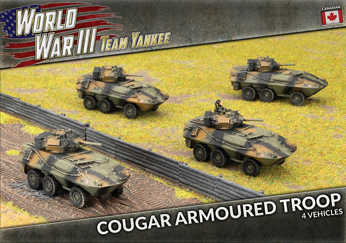 WW3 - Cougar Armoured Troop (x4) - TCBX03 — image 1