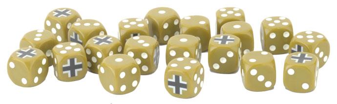 WW2 - German Tin (x20 Tokens, x2 Objectives, x16 Dice) - TD036 — image 1