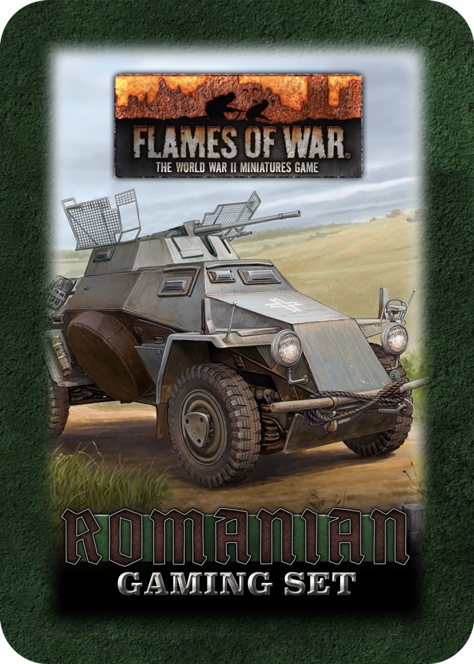 WW2 - Romanian Gaming Set (x20 Tokens, x2 Objectives, x16 Dice) - TD043 — image 1