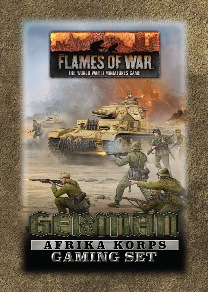 WW2 - Afrika Korps Gaming Set (x20 Tokens, x2 Objectives, x16 Dice) - TD051 — image 1