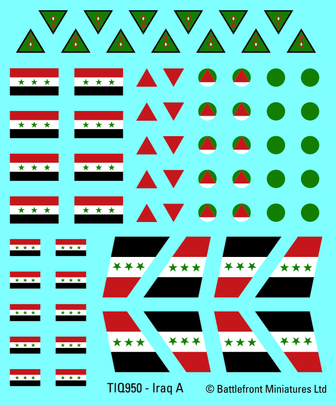WW3 - Oil War - Iraqi Decal Set (x4) - TIQ950 — image 1