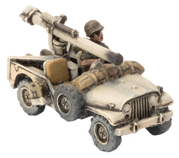 WW3 - Anti-tank Jeep Group (x6 Jeeps) - TIR120 — image 1