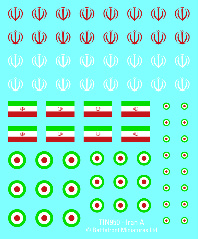 WW3 - Iranian Decal Set (x4) - TIR950 — image 1