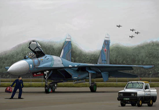 WW3 - Trumpeter - 1:144 - Sukhoi SU27B Flanker - TRU03909 — image 1