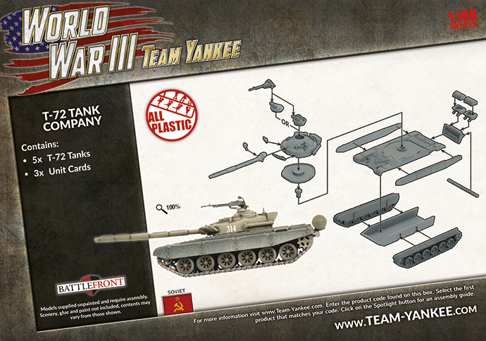 WW3 - T-72 Tankovy Company (Plastic) - TSBX01 — image 1