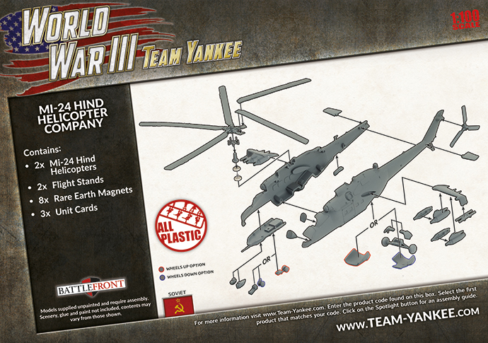 WW3 - Mi-24 Hind Helicopter Company (Plastic) - TSBX04 — image 1