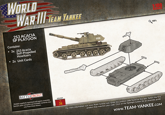 WW3 - 2S3 Acacia Heavy SP Howitzer Battery - TSBX17 — image 1