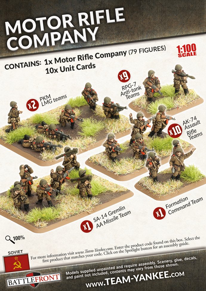 WW3 - Motor Rifle Company (Plastic) - TSBX18 — image 1