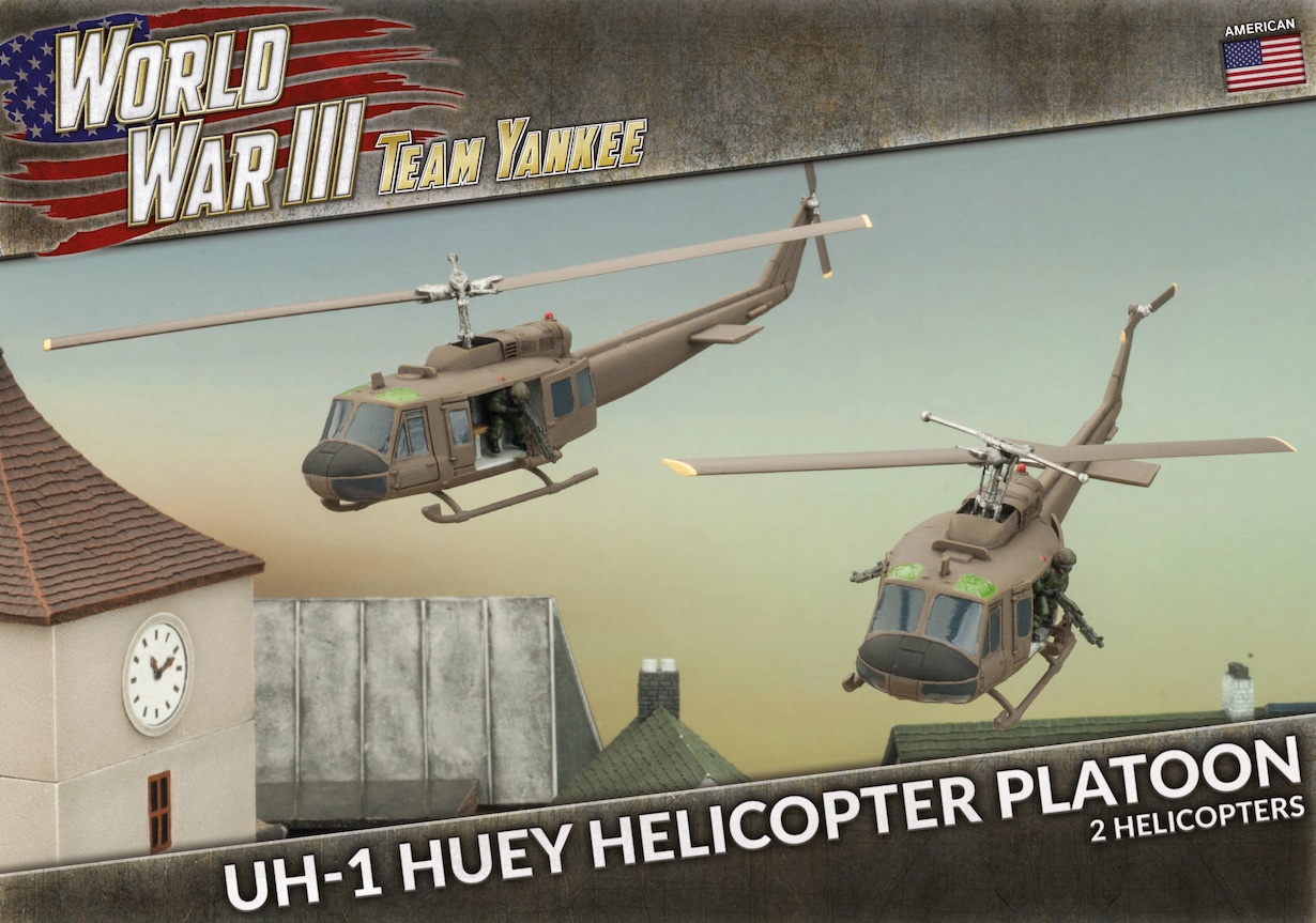 WW3 - UH-1 Huey Transport Helicopter Platoon (Plastic) - TUBX07 — image 1