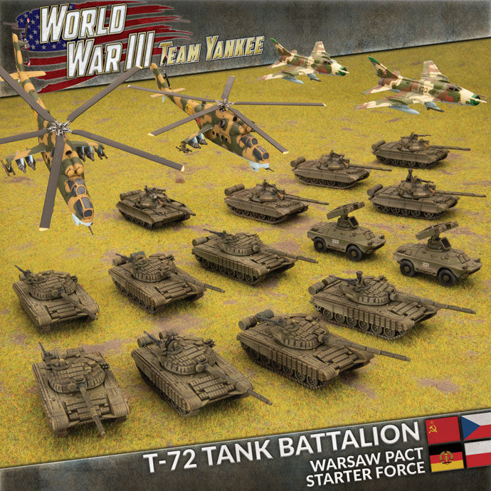 WW3 - Warsaw Pact Starter Force - T-72M Tank Battalion - TWPAB01 — image 1