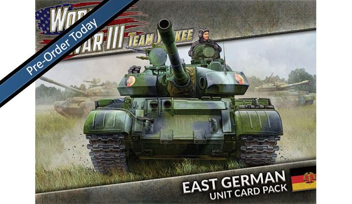 WW3 - East German Unit Cards (34 Cards) - WW3-06E — image 1