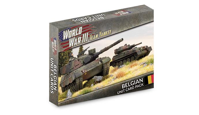 WW3 - Belgian Unit Card Pack (x33 Cards) - WW3-09B — image 1