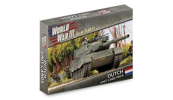 WW3 - Dutch Unit Card Pack (x31 Cards) - WW3-09D — image 1